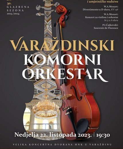 Varaždinski komorni orkestar održat će svoj prvi koncert sezone